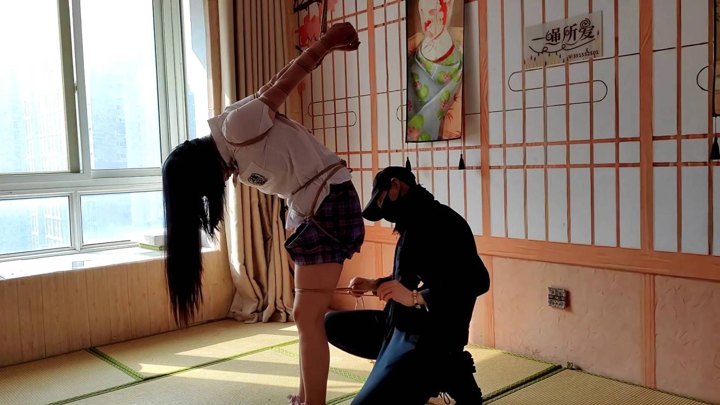 一绳所爱绳艺吊缚新作之子欣欧式直臂梱梆放置！在线看！