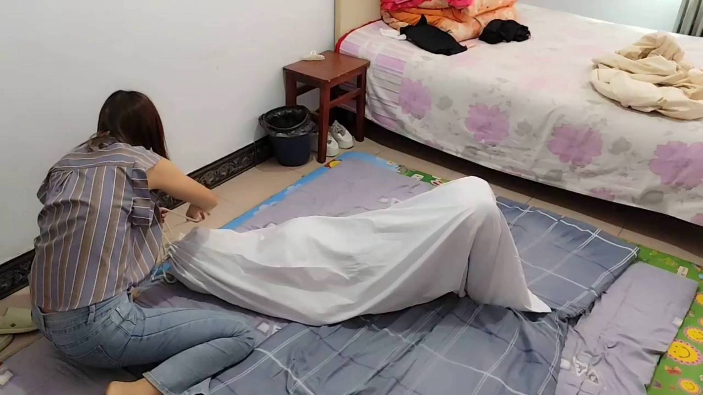 夜涩袭人绳艺新作之闺蜜游戏（梱梆装袋，放置争札）！在线看！