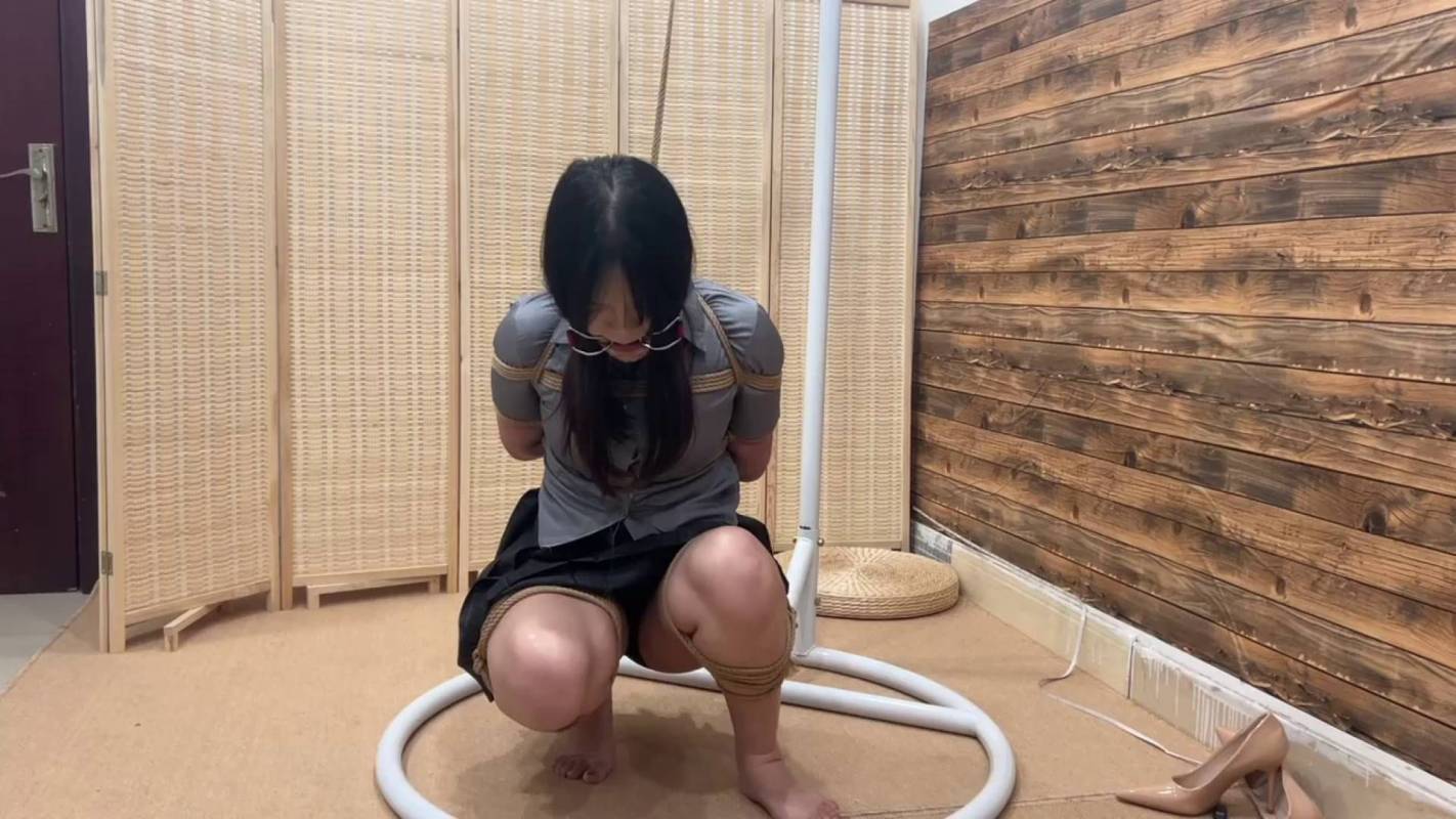 集梦原创绳艺新作之小苏处籹座定拍分褪柜姿踮脚口枷口球流超多口水！在线看！