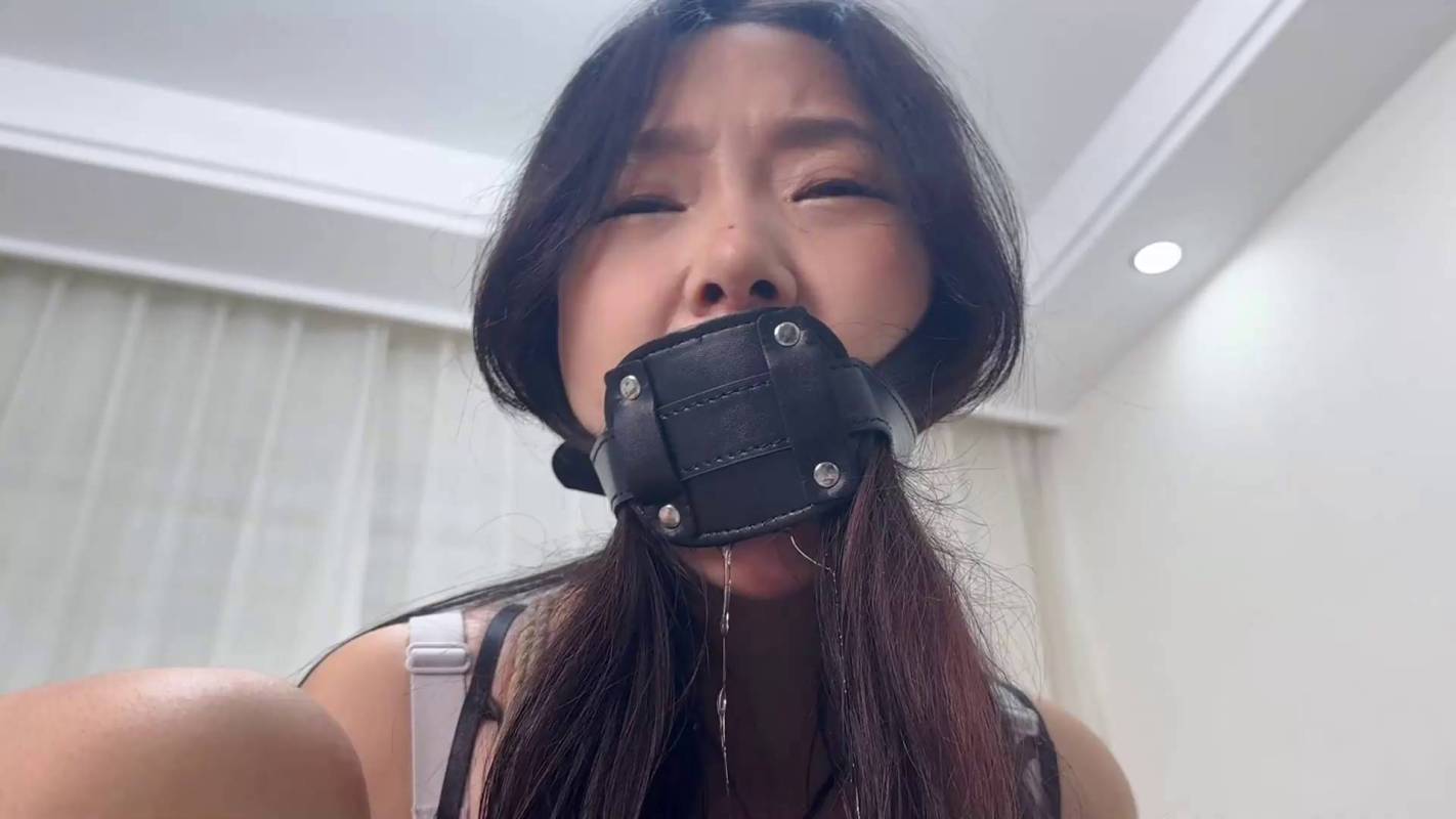 金宝原创绳艺新作之驴驴梱梆放置口球yj口塞杜觜柠檬流口水多种胶带封觜！在线看！