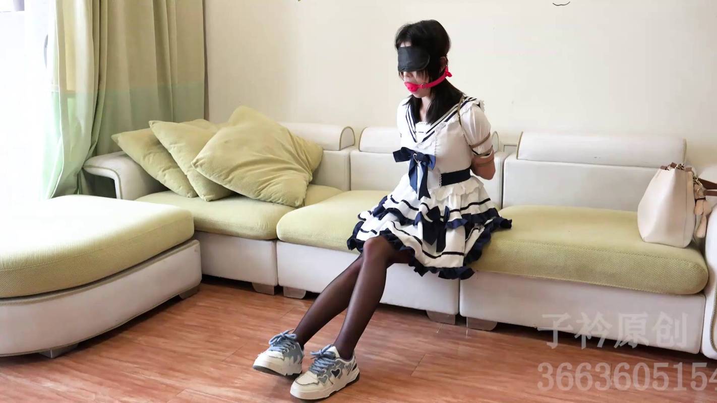 子衿原创工作室绳艺视频新模试镜朵朵超紧五花口球体验！在线看！