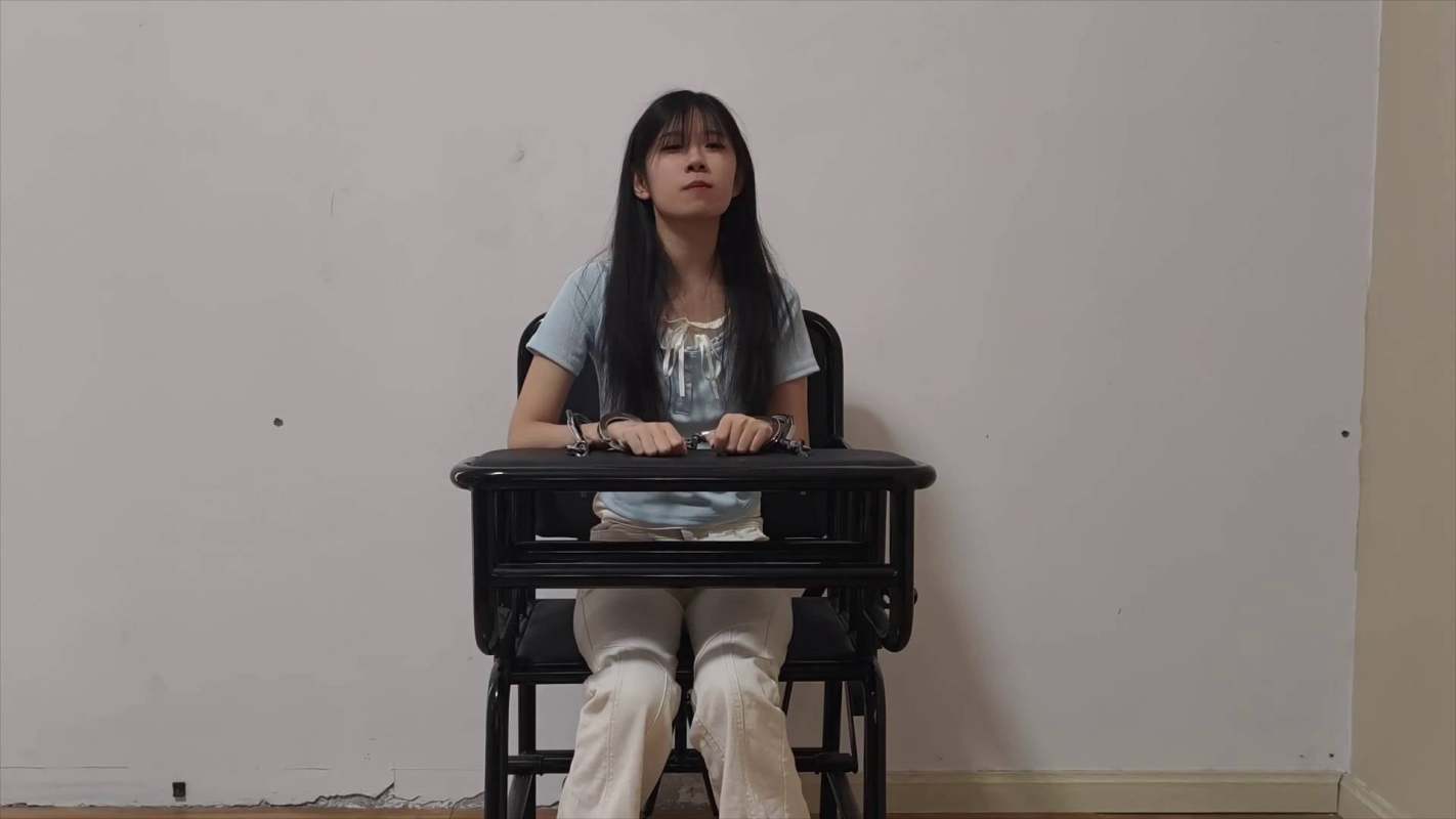 忘忧社紧缚，国产调教绳艺交流论坛，新模特菲菲被帽子jiejie单脚吊起来！在线看！