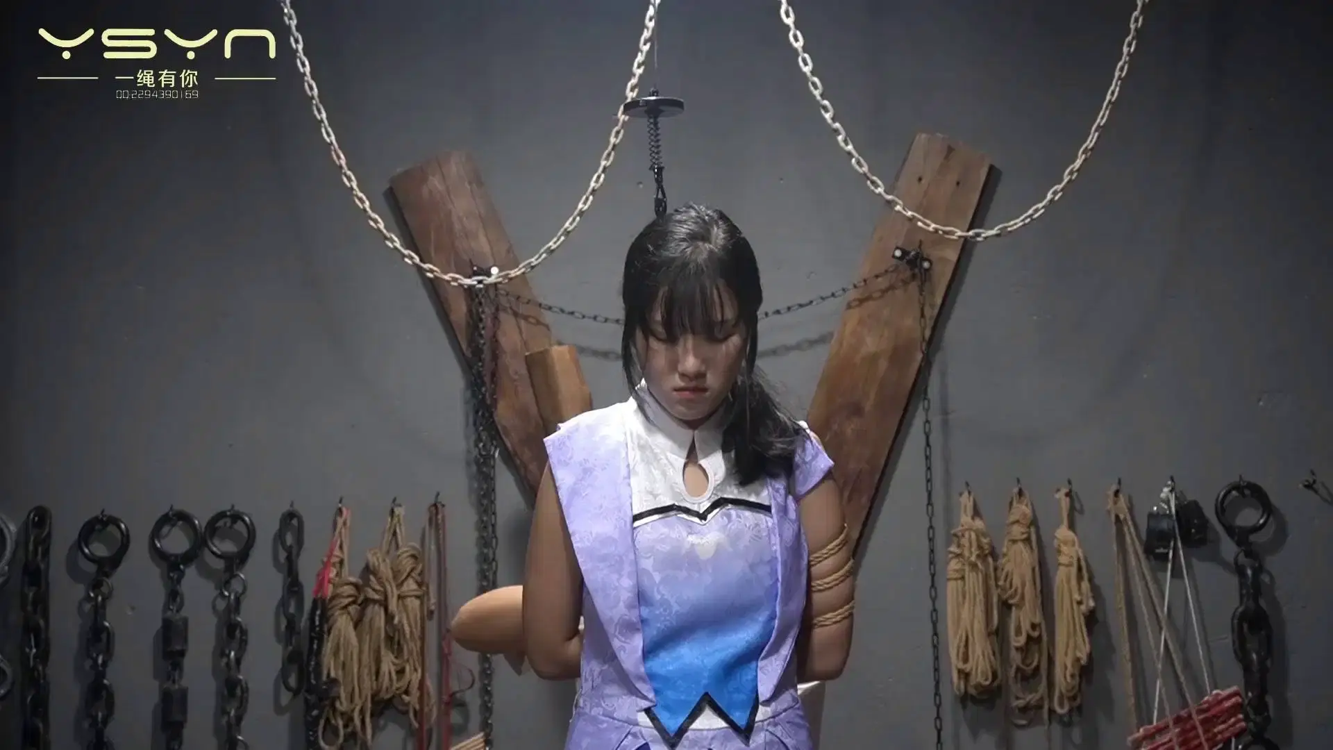 一绳有你绳艺定拍新作绳艺kb美缚束缚之西施籹孩！在线看！